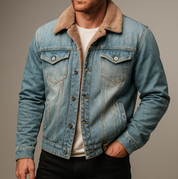 Maverick Sherpa Denim Jacket