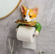 Paws & Roll Dog Toilet Paper Holder