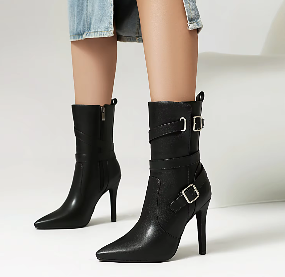 Aria Verano Leather Ankle Boots