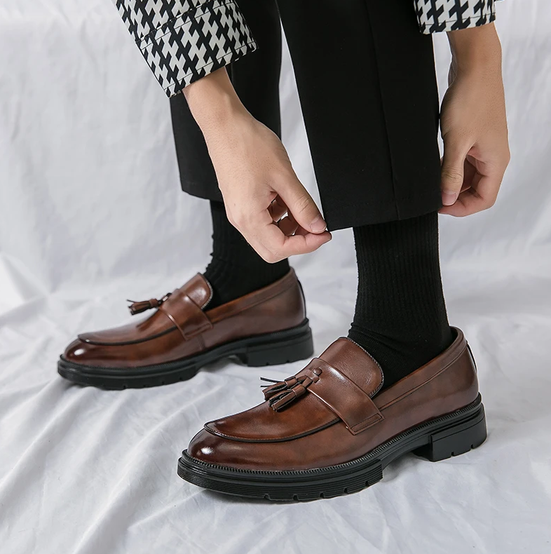 Tasslo Genuine Leather Loafers