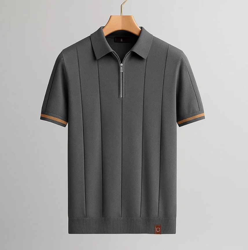 Alcott Zip Polo
