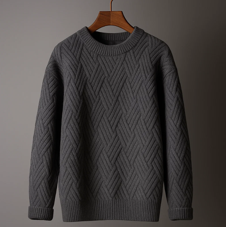 Waverly Crewneck Waffle Sweater