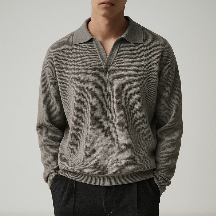 Carlow Knit Polo Sweater