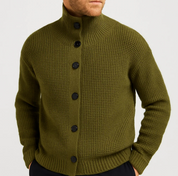 Aragon Waffle-Knit Cardigan