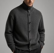 Aragon Waffle-Knit Cardigan