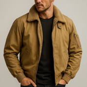 Enrico Bruni Fleece Bomber Jacket