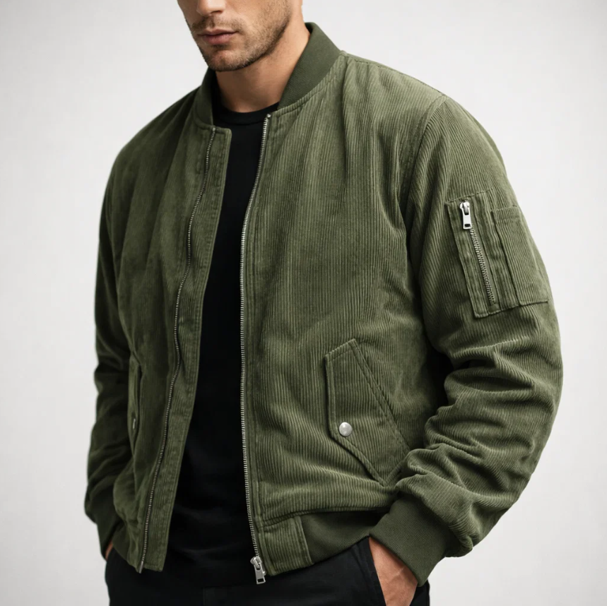 Milton Corduroy Bomber Jacket