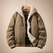 Carson Fur Bomber Jacket