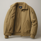 Enrico Bruni Fleece Bomber Jacket