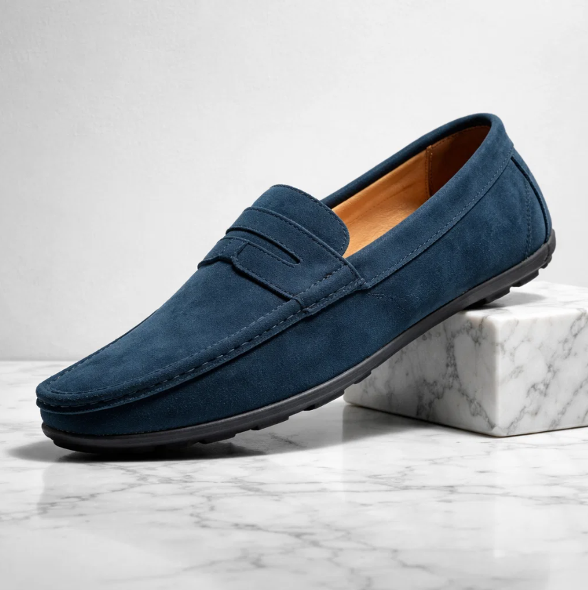 Westwood Suede Penny Loafers