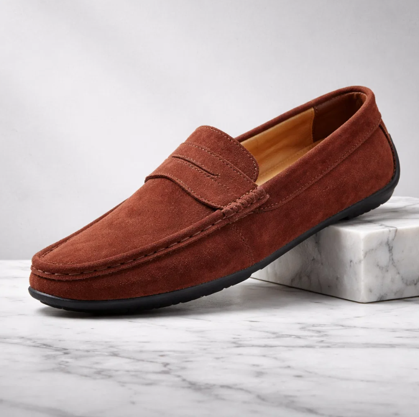 Westwood Suede Penny Loafers