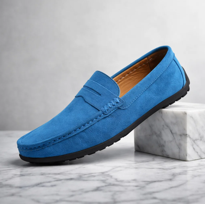 Westwood Suede Penny Loafers