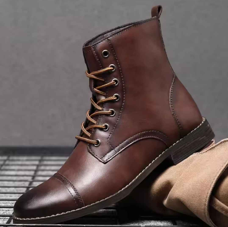 Renzo Lombardi Leather Boots