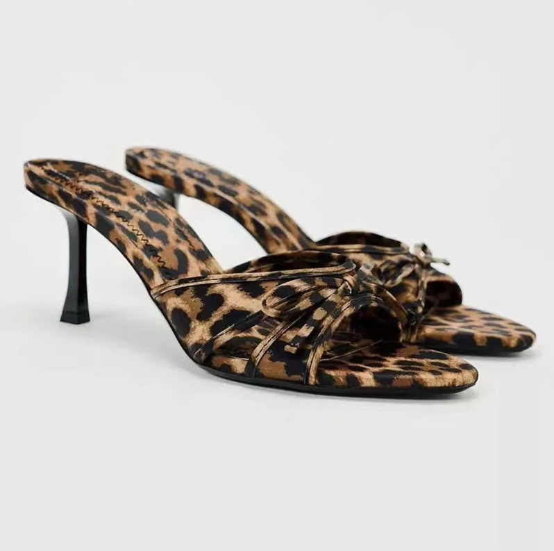 Caterina Donatello Leopard Heels