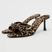 Caterina Donatello Leopard Heels