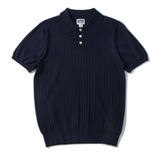 Salvatore Caruso Retro Ribbed Polo