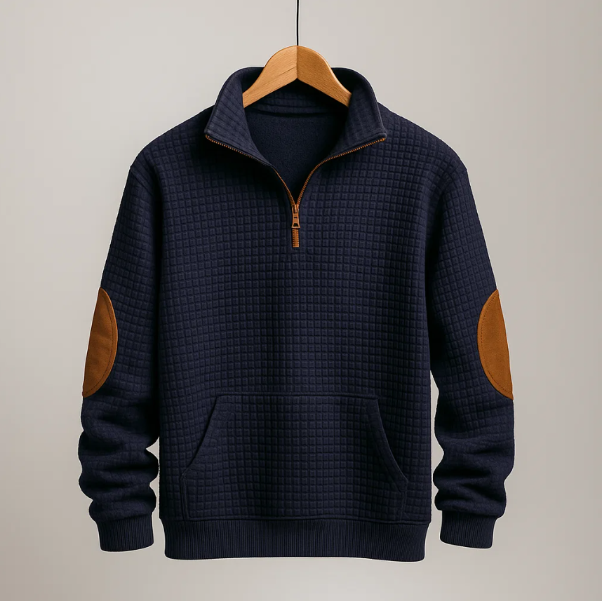 Beckham Waffle-Knit Sweater