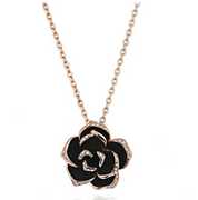 Camellia Rose Gold Jewlery Set