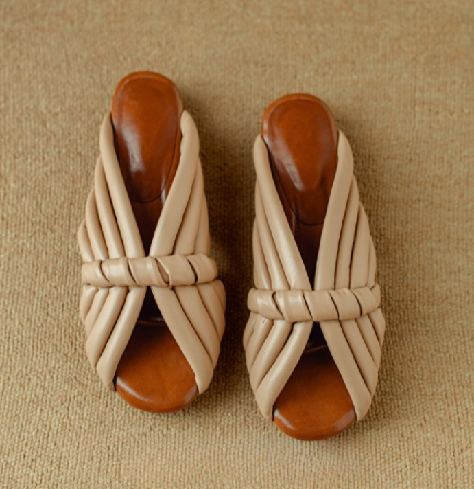 Amelia Braided Slip-Ons