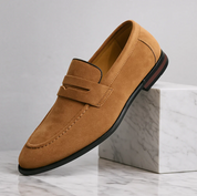 Cavendish Suede Penny Loafers