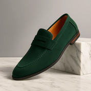 Cavendish Suede Penny Loafers