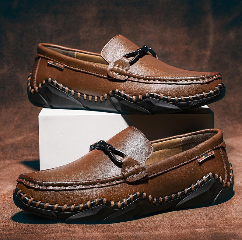 Lorenzo Knox Leather Loafers