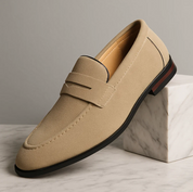 Cavendish Suede Penny Loafers