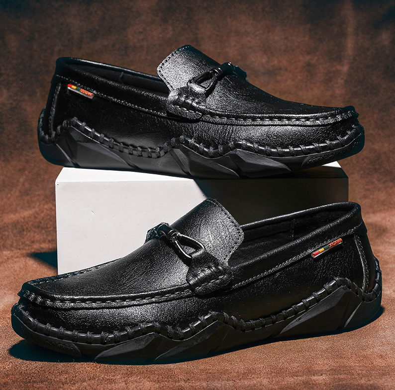 Lorenzo Knox Leather Loafers