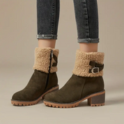 Stella Bennett Shearling-Lined Ankle Boots