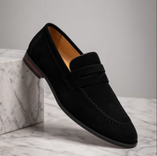 Cavendish Suede Penny Loafers