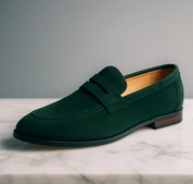 Cavendish Suede Penny Loafers