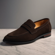 Cavendish Suede Penny Loafers