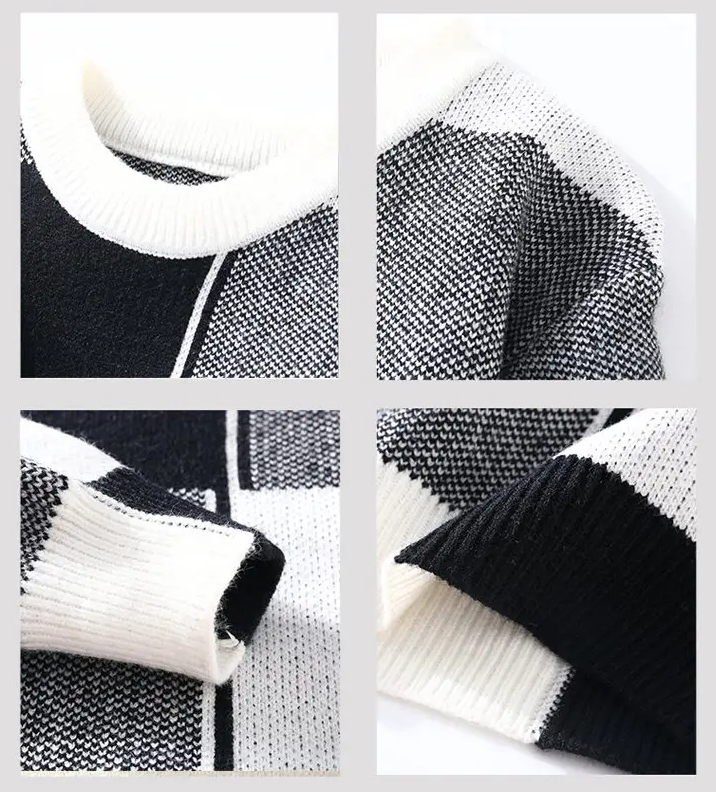 BlockBlend Pullover Sweater