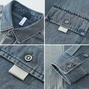 Dalston Denim Colorblock Shirt