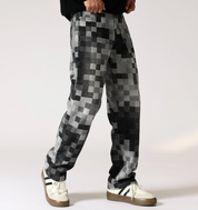 Harlan Washed Checkered Jeans