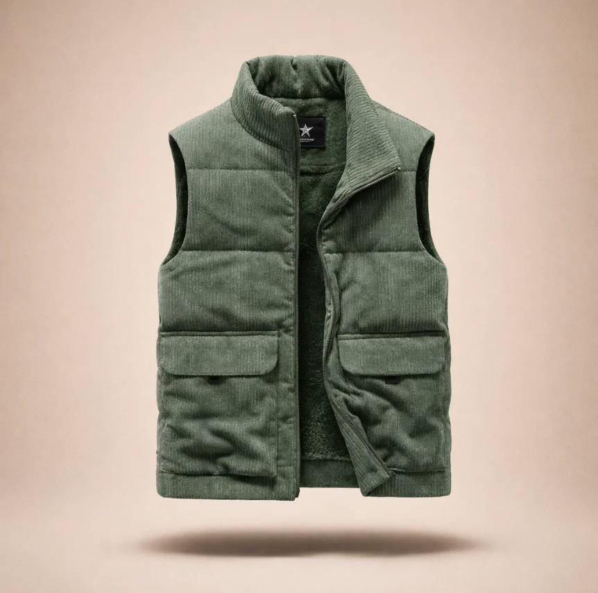 Montclair Corduroy Fleece Vest