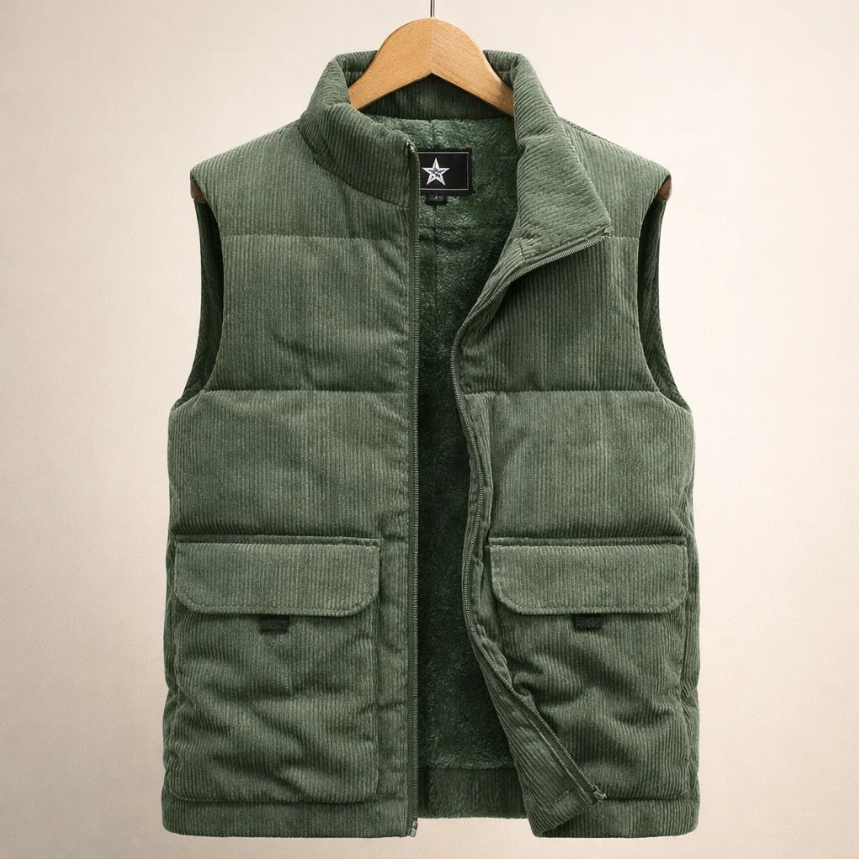 Montclair Corduroy Fleece Vest