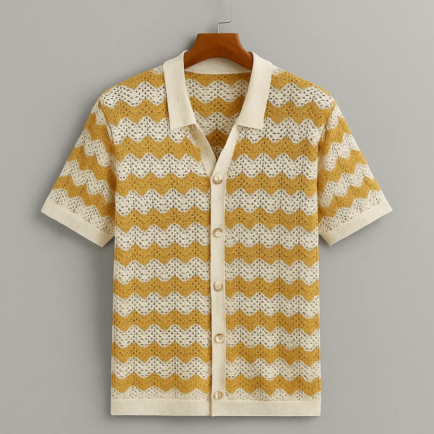 Tiberio Crochet Shirt